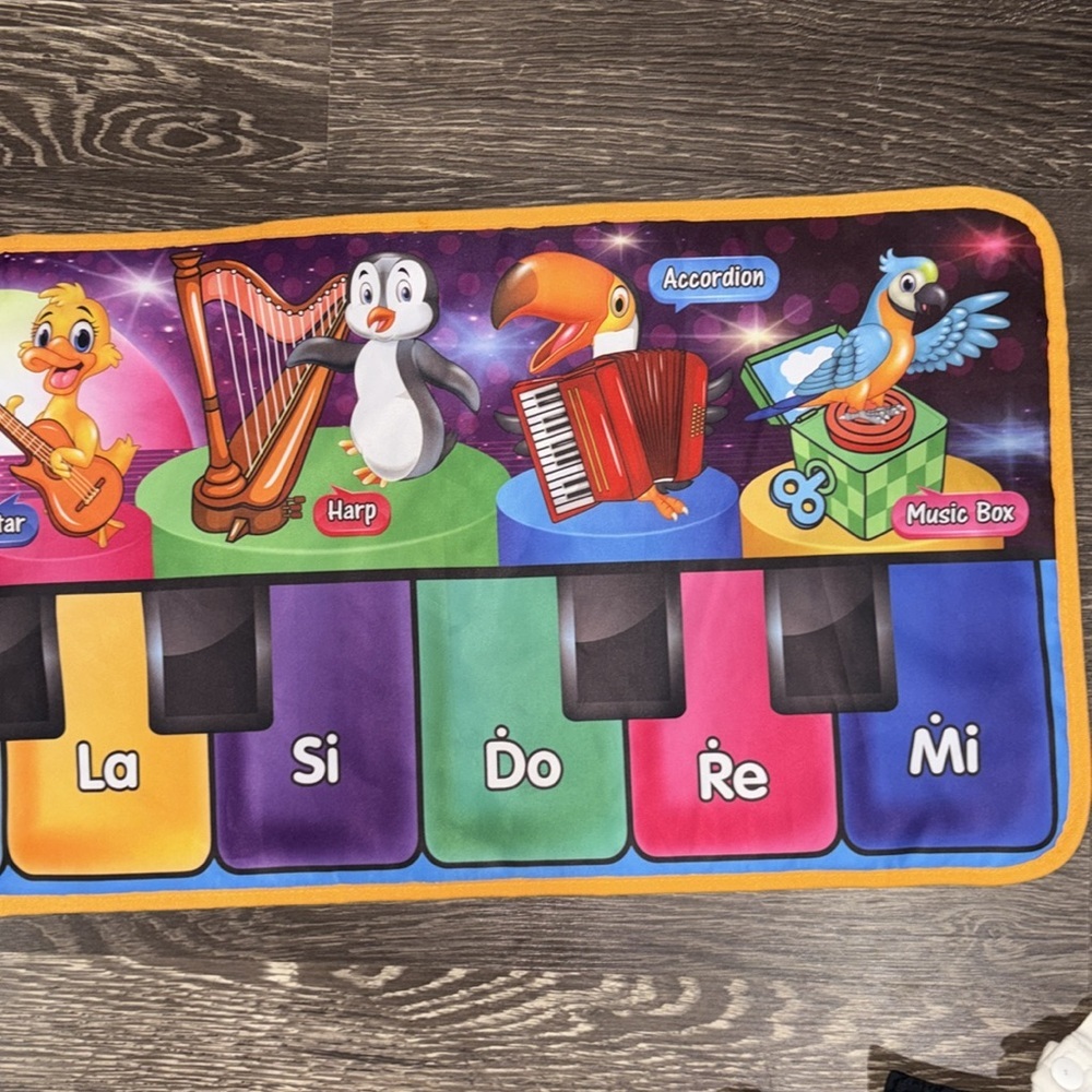 Animal piano mat/pad with 7 instrument sounds and 10 music keys - Picture 4 of 4